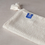 Kocyk Bambusowy z chwostami Koronkowa Robota  80x120 cm 