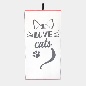  RĘCZNIK BAMBUSOWY I LOVE CATS