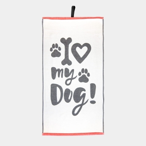  RĘCZNIK BAMBUSOWY  I LOVE MY DOG