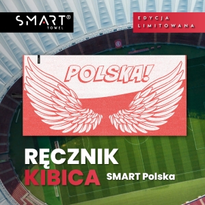  RĘCZNIK BAMBUSOWY Kibica SMART Polska 75x150 cm