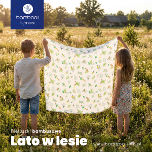 Pieluszka bambusowa LATO W LESIE