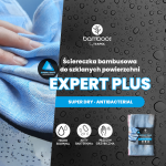 Bambusowe ściereczki EXPERT PLUS (2 szt.) do szklanych powierzchni