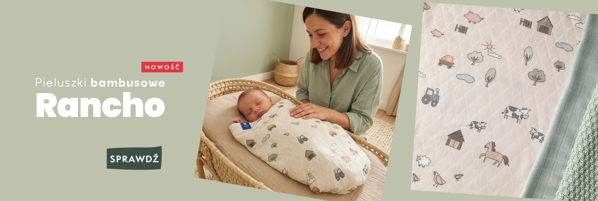 Pieluszki bambusowe RANCHO