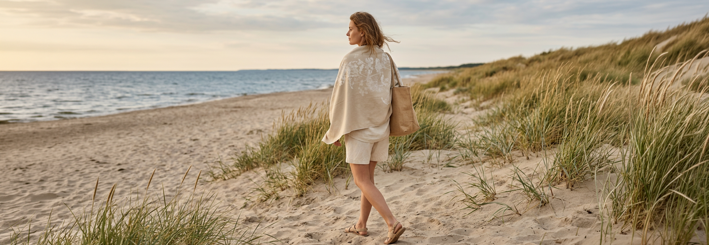 Bambusowe ręczniki plażowe SMARTtowel z lnem – naturalna elegancja na lato 2026